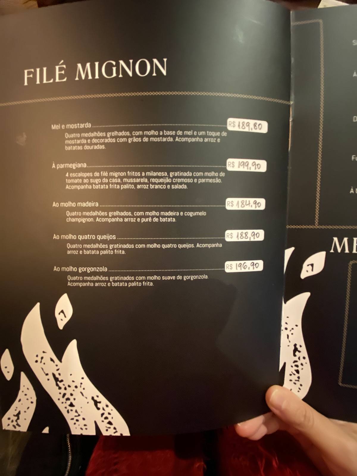 Estação Golden Gril cardápio