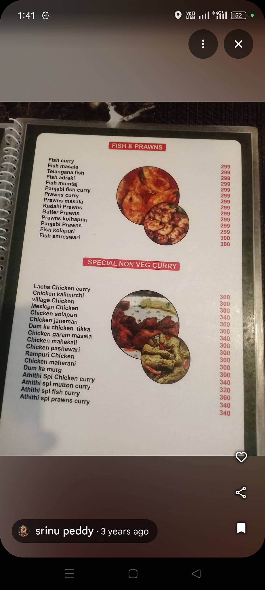 Atithi Delight Multi Cuisine Restyughaurant menu