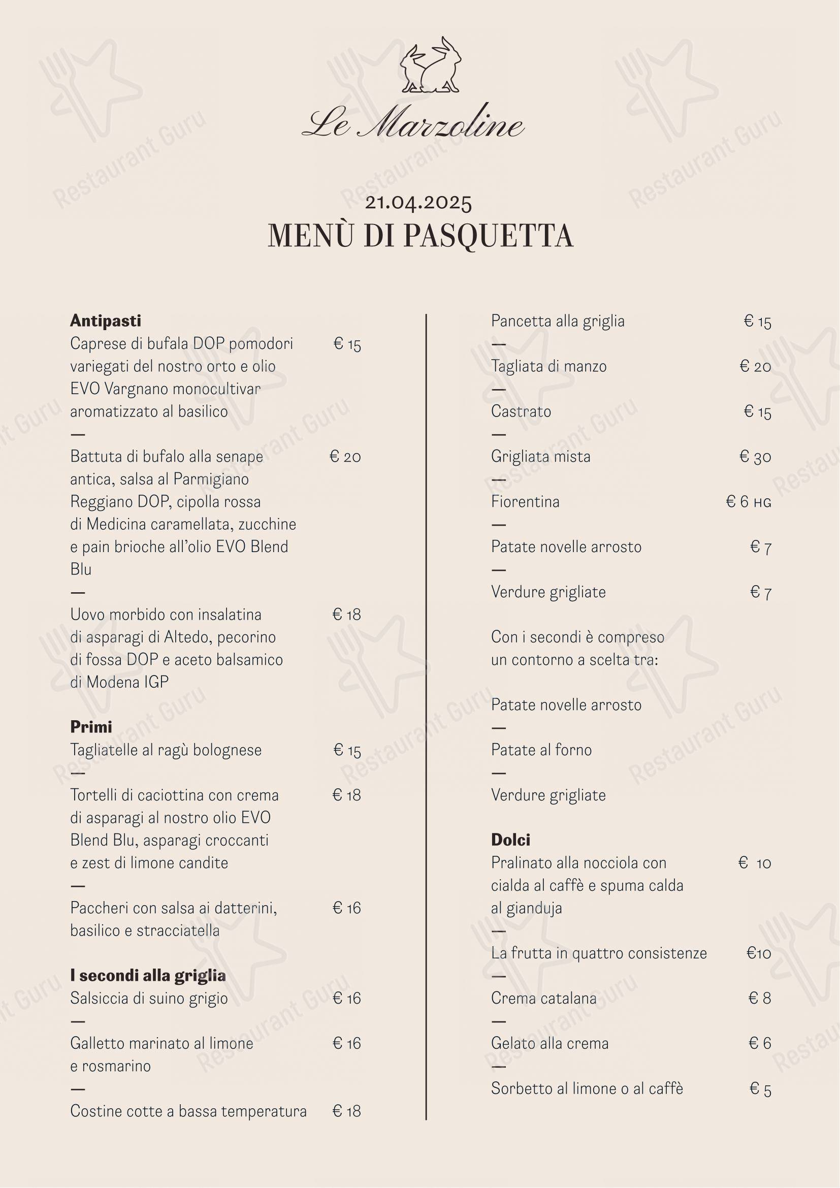 Коктейльная карта per Palazzo di Varignana in Osteria Grande