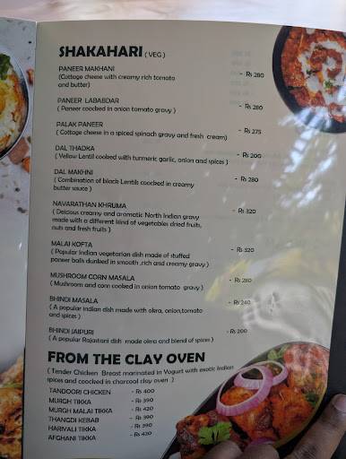 Ayshu's Culinary Restaurant menu