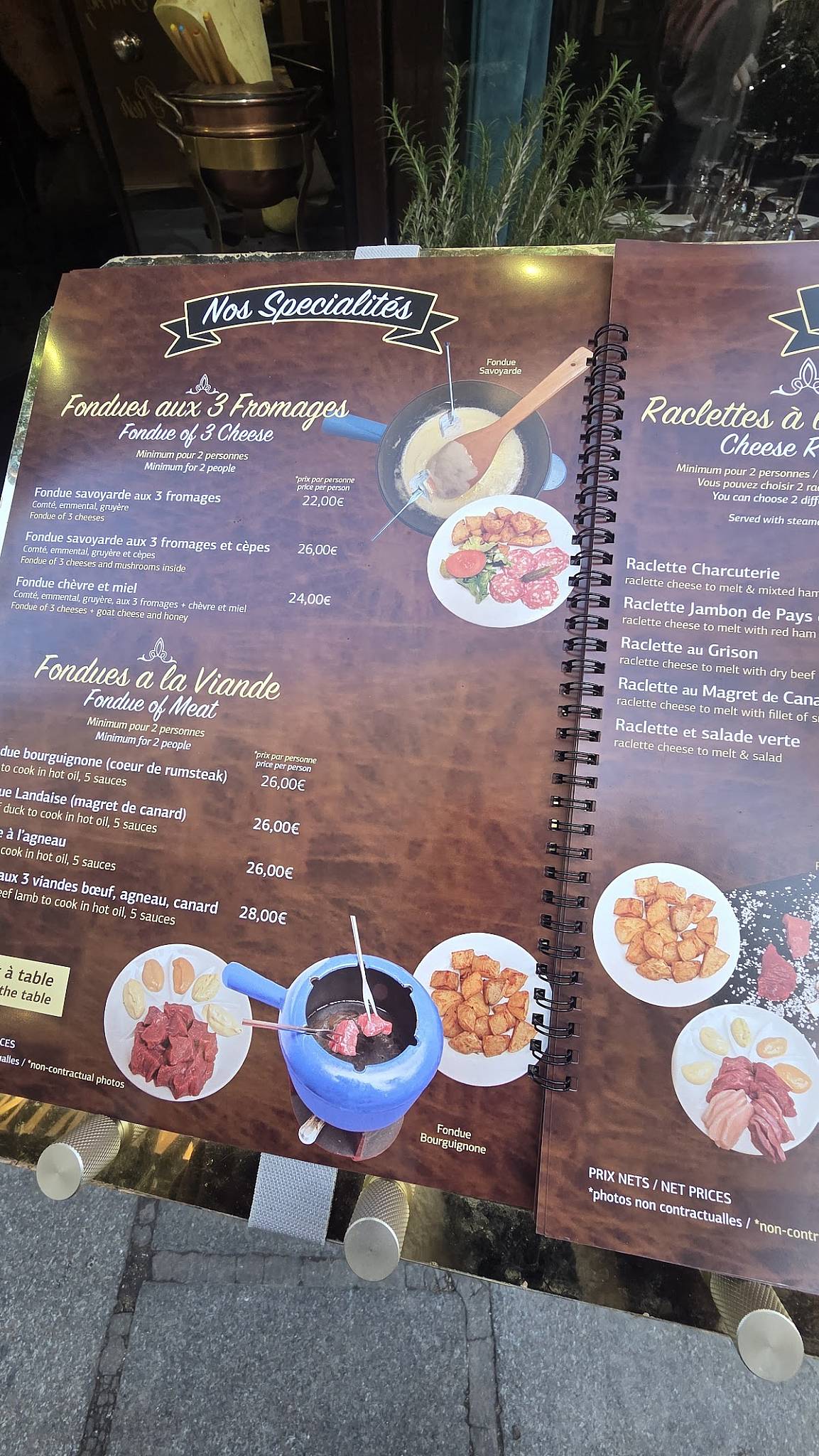 Menu de BISTROT 20 / LE VINGT