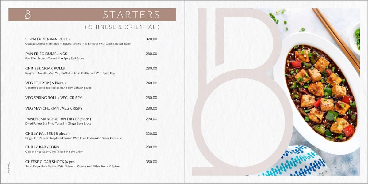 BONHOMIE 2 RESTAURANT & BANQUET, PALDI-BHATTA, AHMEDABAD menu