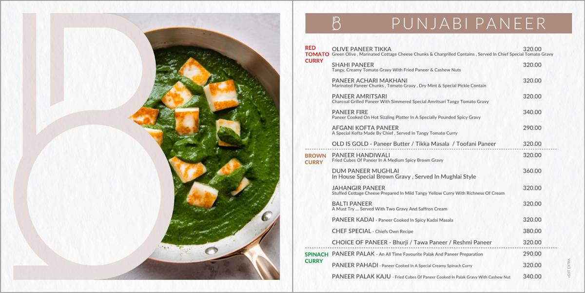 BONHOMIE 2 RESTAURANT & BANQUET, PALDI-BHATTA, AHMEDABAD menu