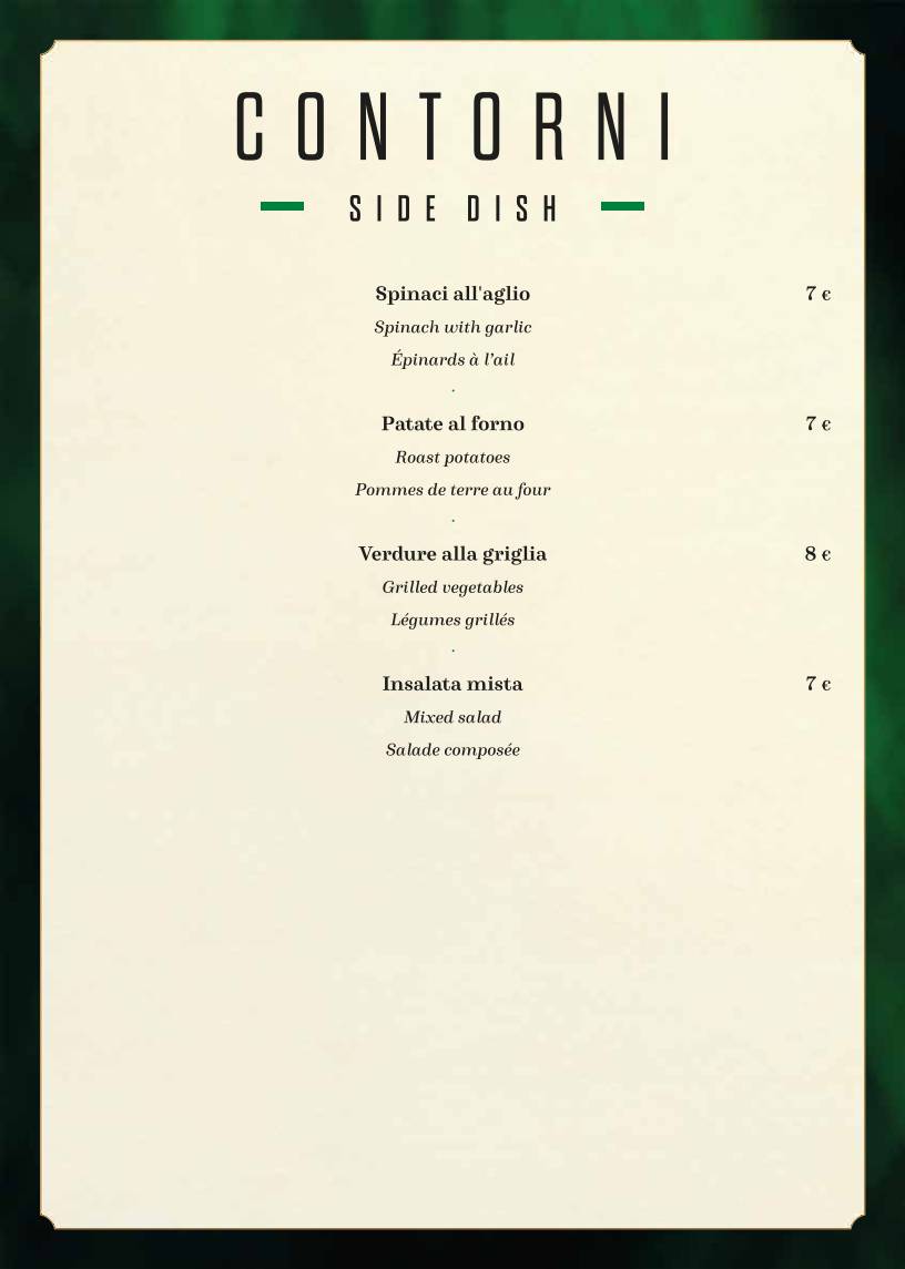 Menu di Bakarò - Osteria & Co. 