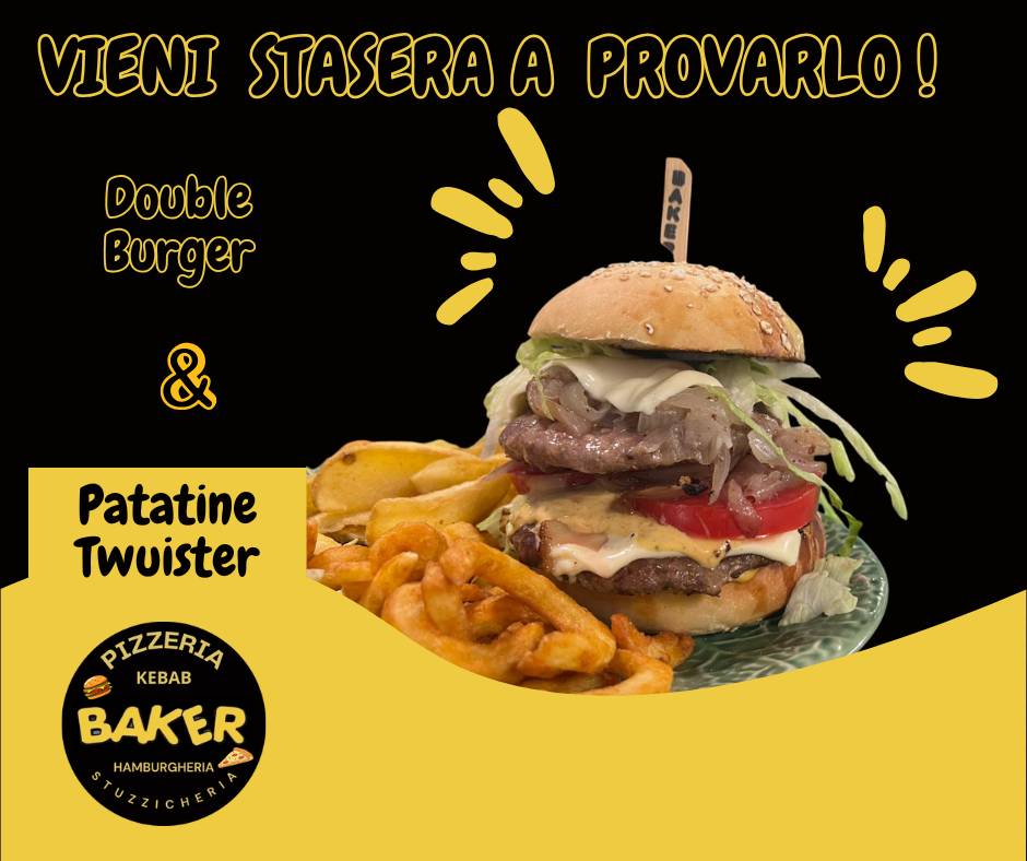 Menu di Baker pizzeria d'asporto kebab 