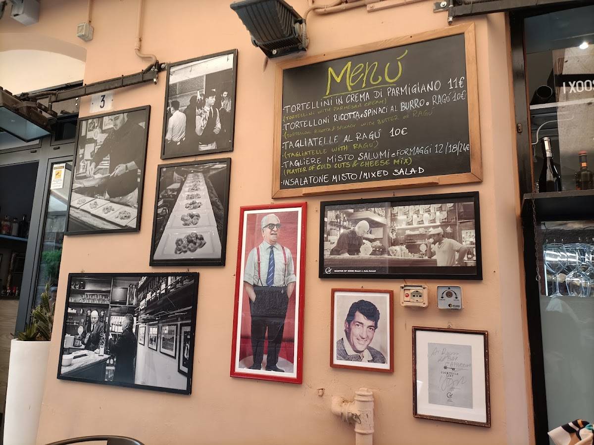 Menu di Bar Cappuccino Da Angiolina 