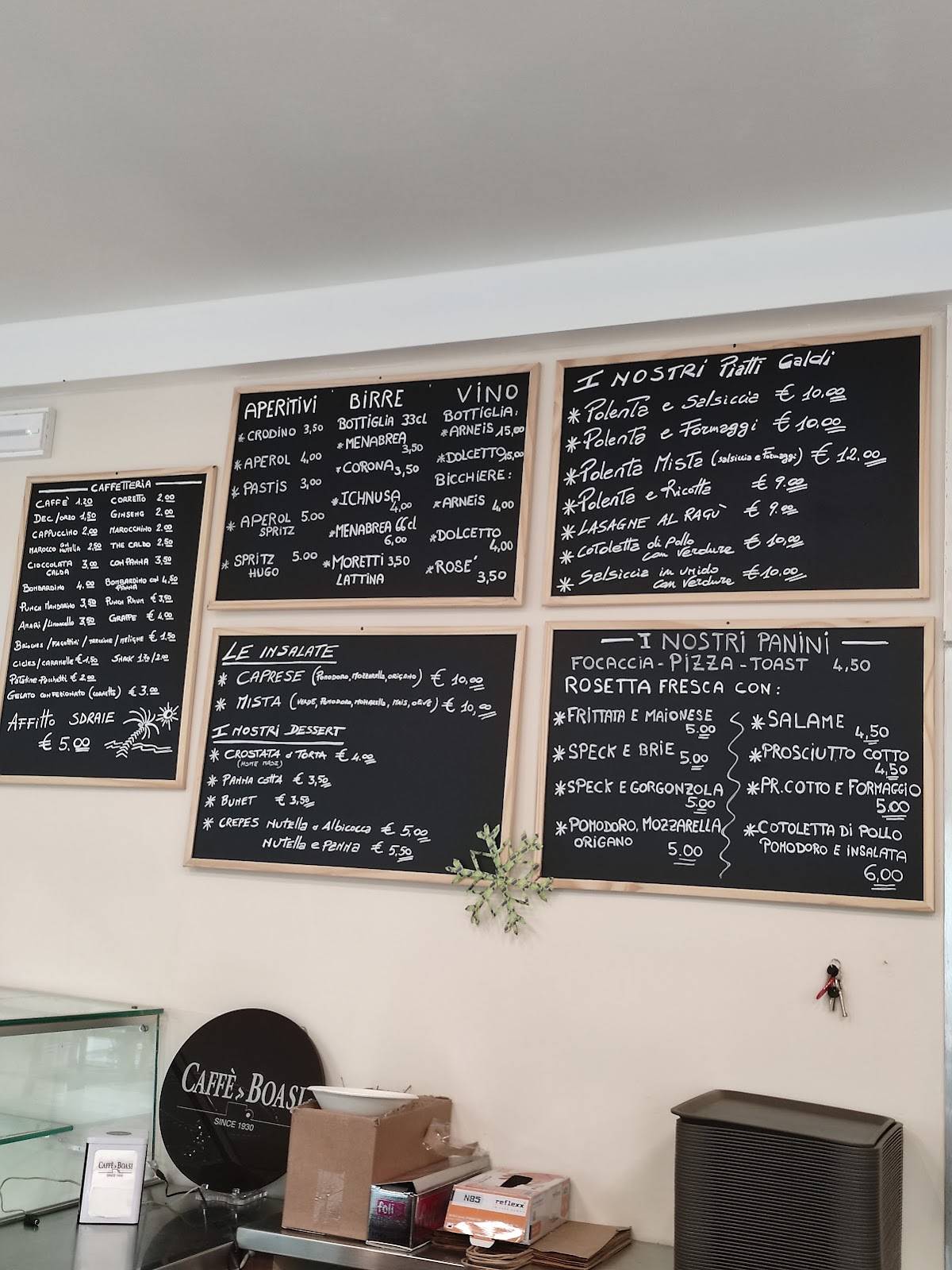 Menu di Bar Fiocco di Neve 
