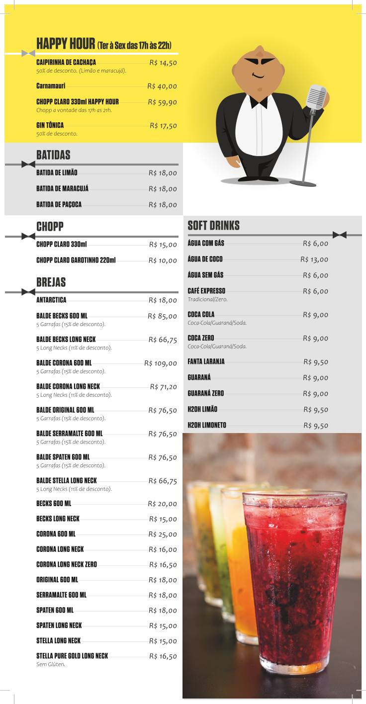 Genuíno Bar e Choperia cardápio