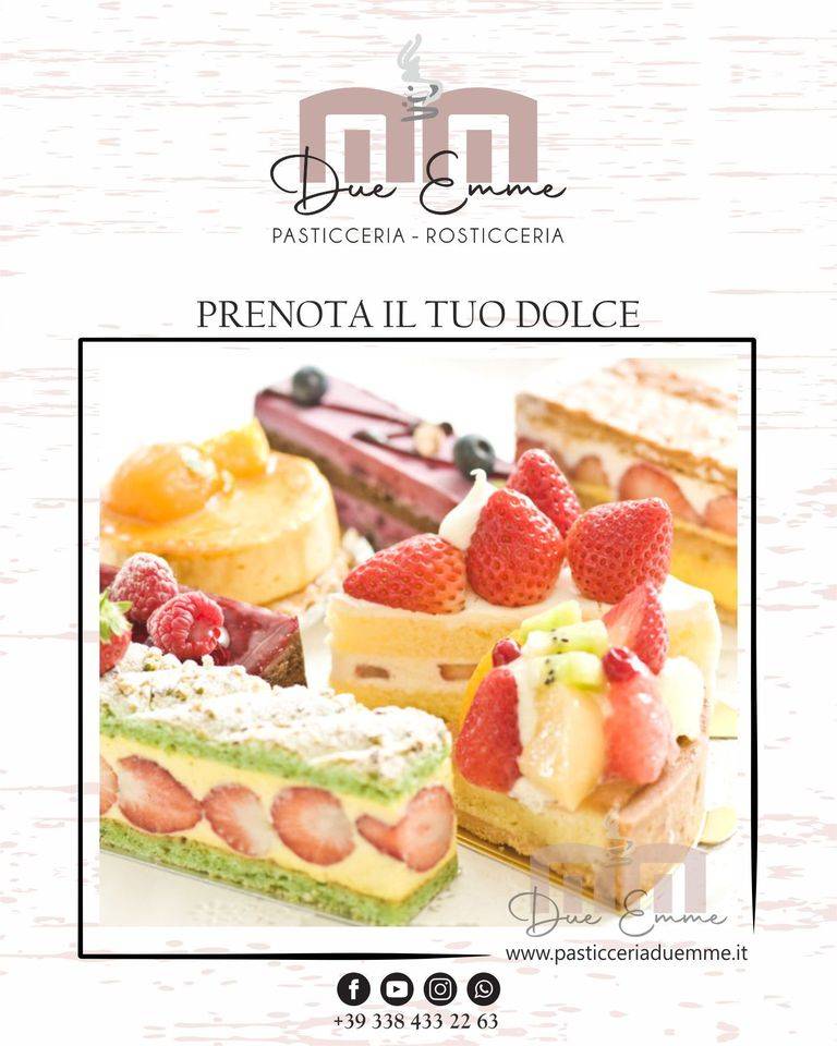 Menu di Bar Pasticceria Due Emme 