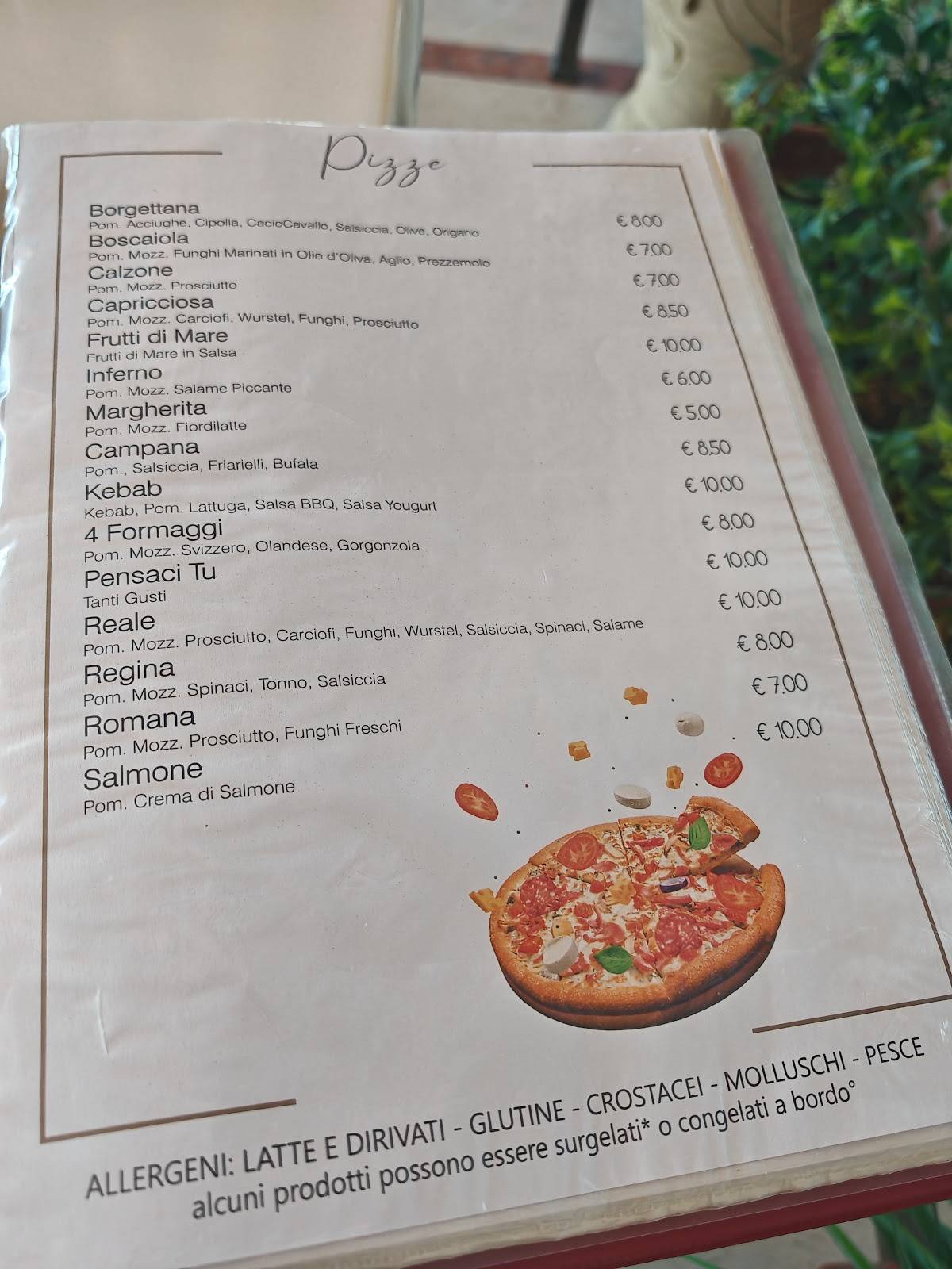 Menu di Bar Reale 