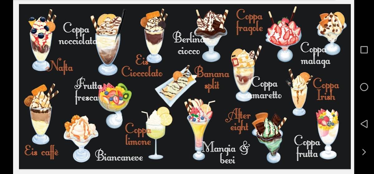 Menu di Crema & Cioccolato 