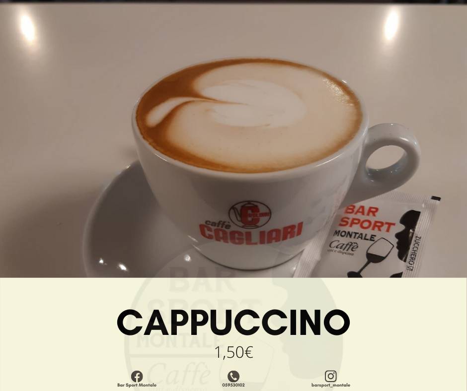 Menu di Bar Sport Montale 