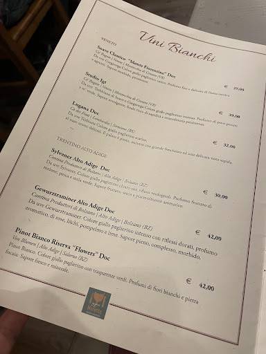 Menu di Bar Trattoria "Il Moretto" 