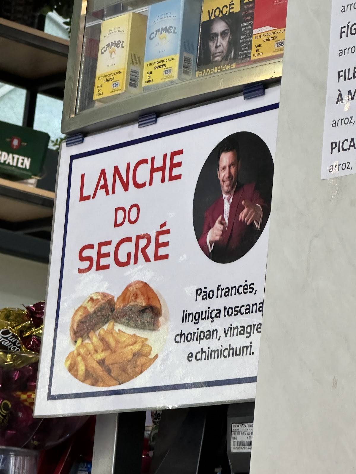 Bar da Dirce cardápio