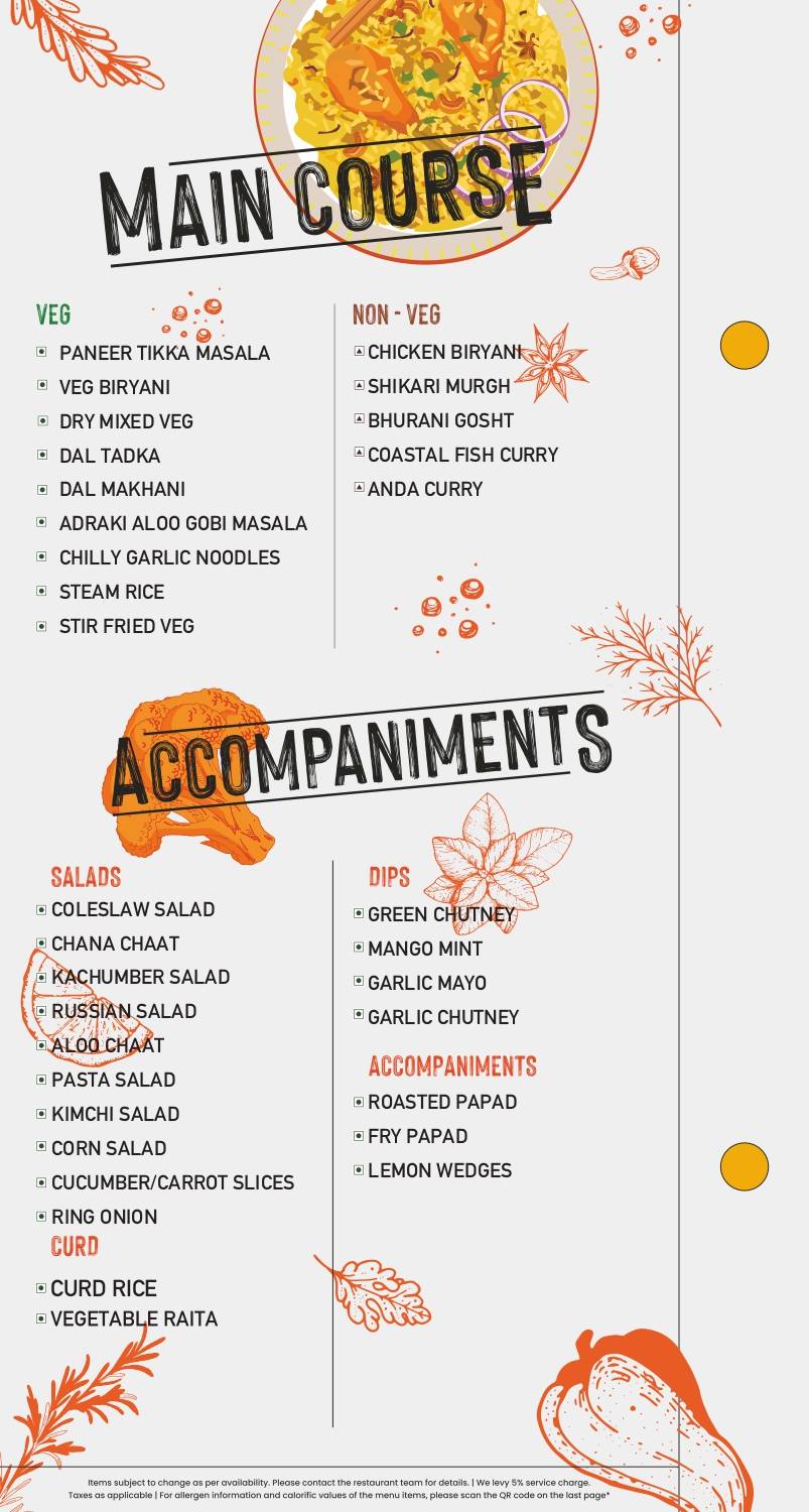 Barbeque Nation - Pune - Amanora menu