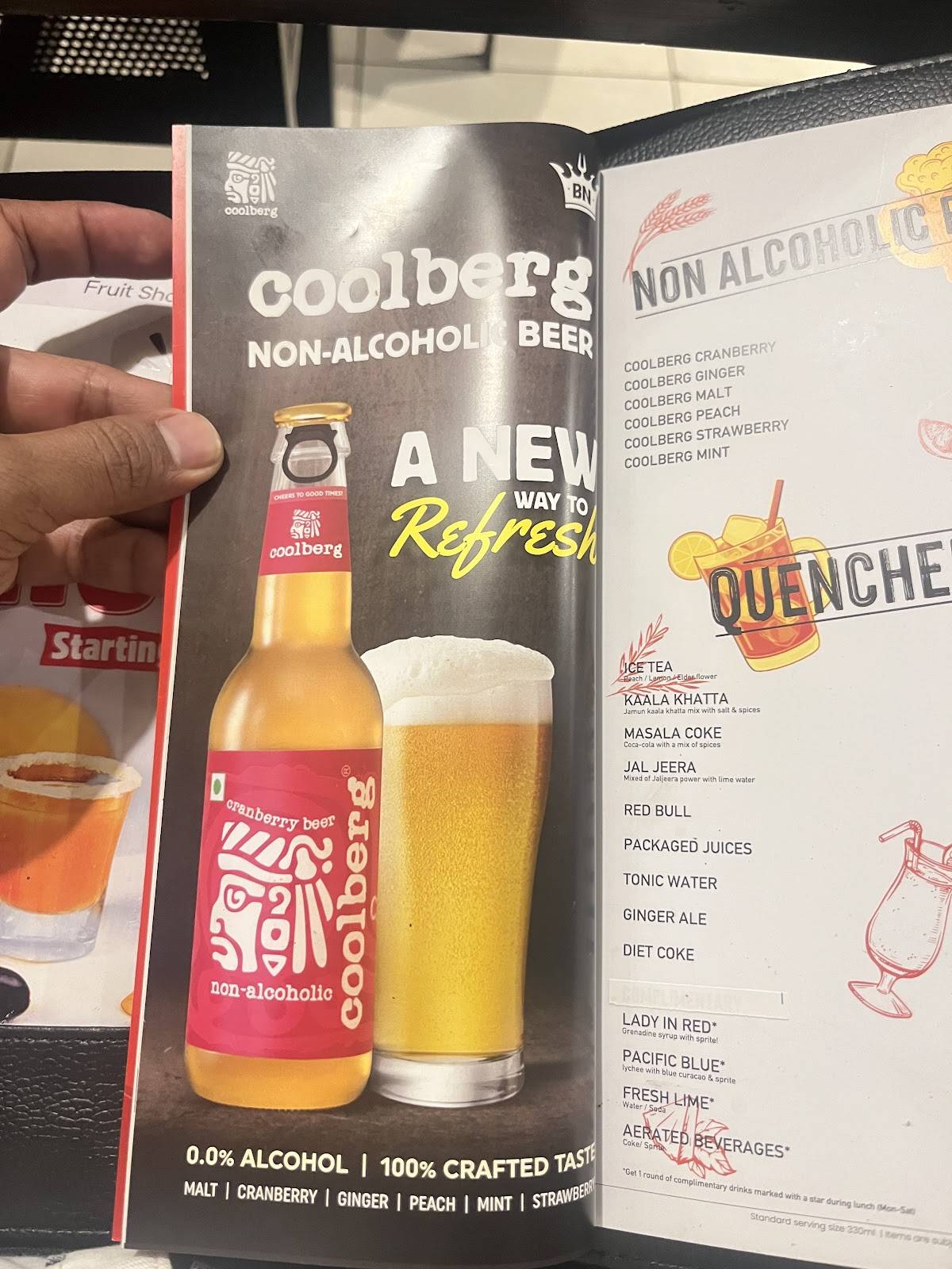 Barbeque Nation menu