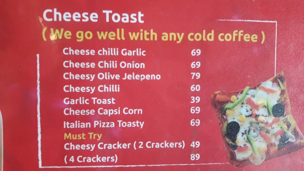 Go Insta cafe menu