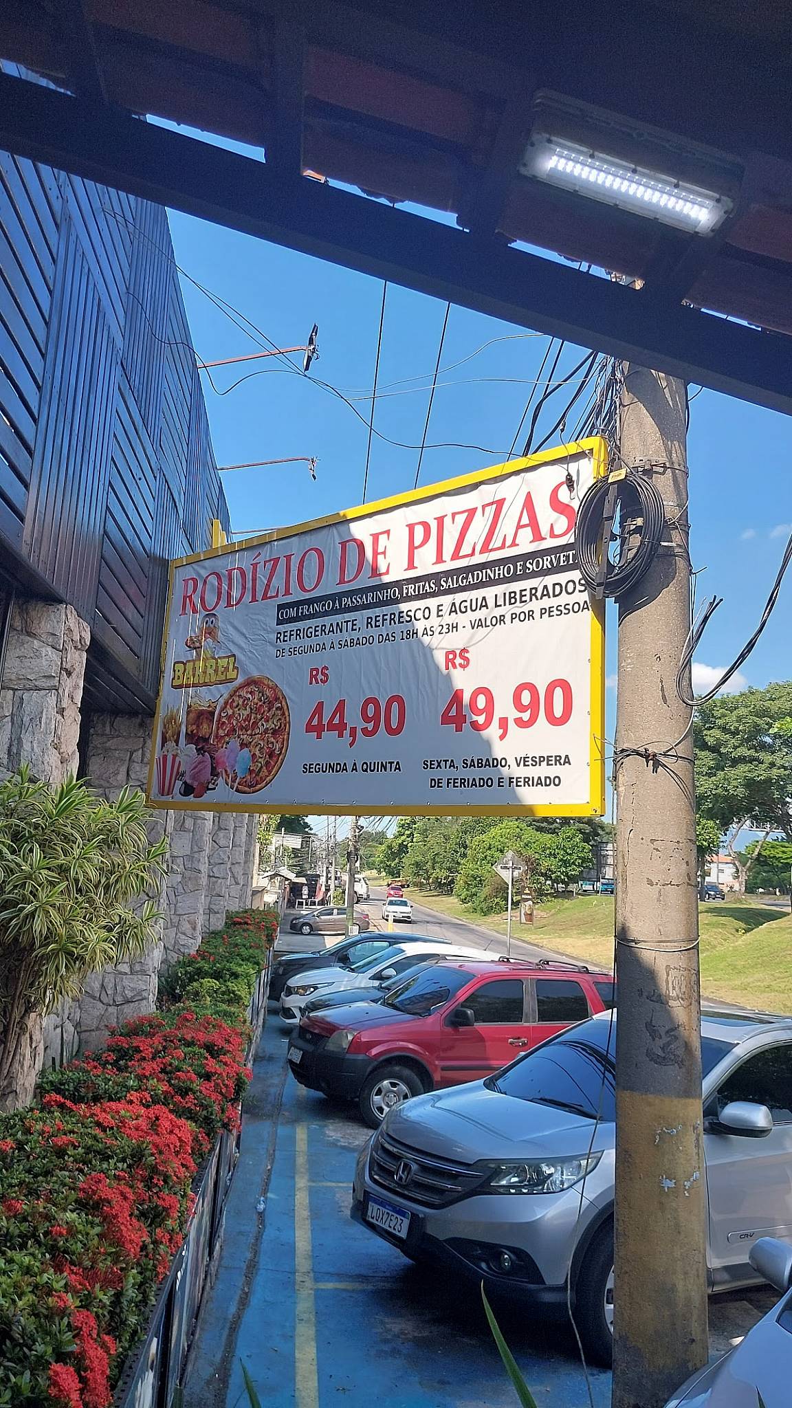 Barrel Restaurante da Brasil Pizzaria Rodízio cardápio