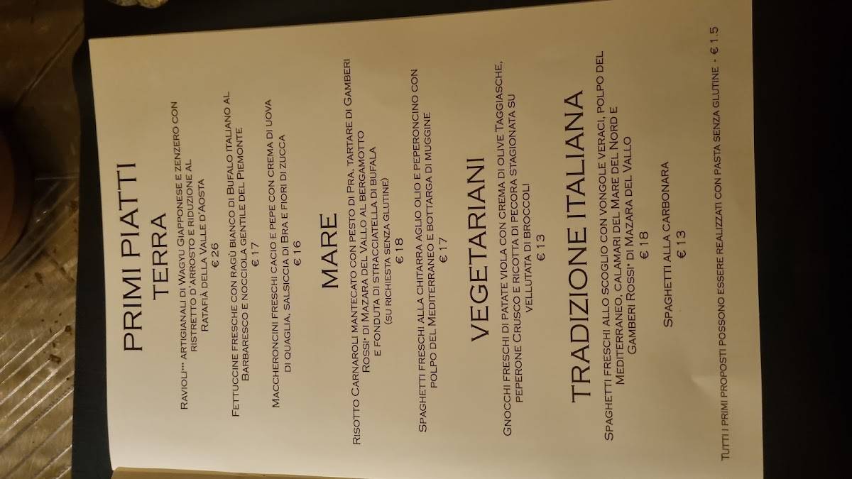 Menu di Bataclan Restaurant Pizza & Music 