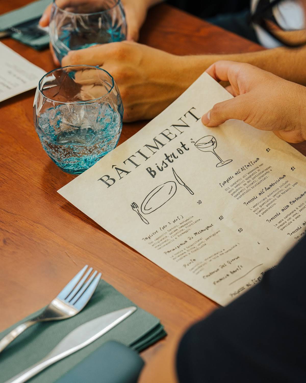 Menu di Bâtiment Taranto 