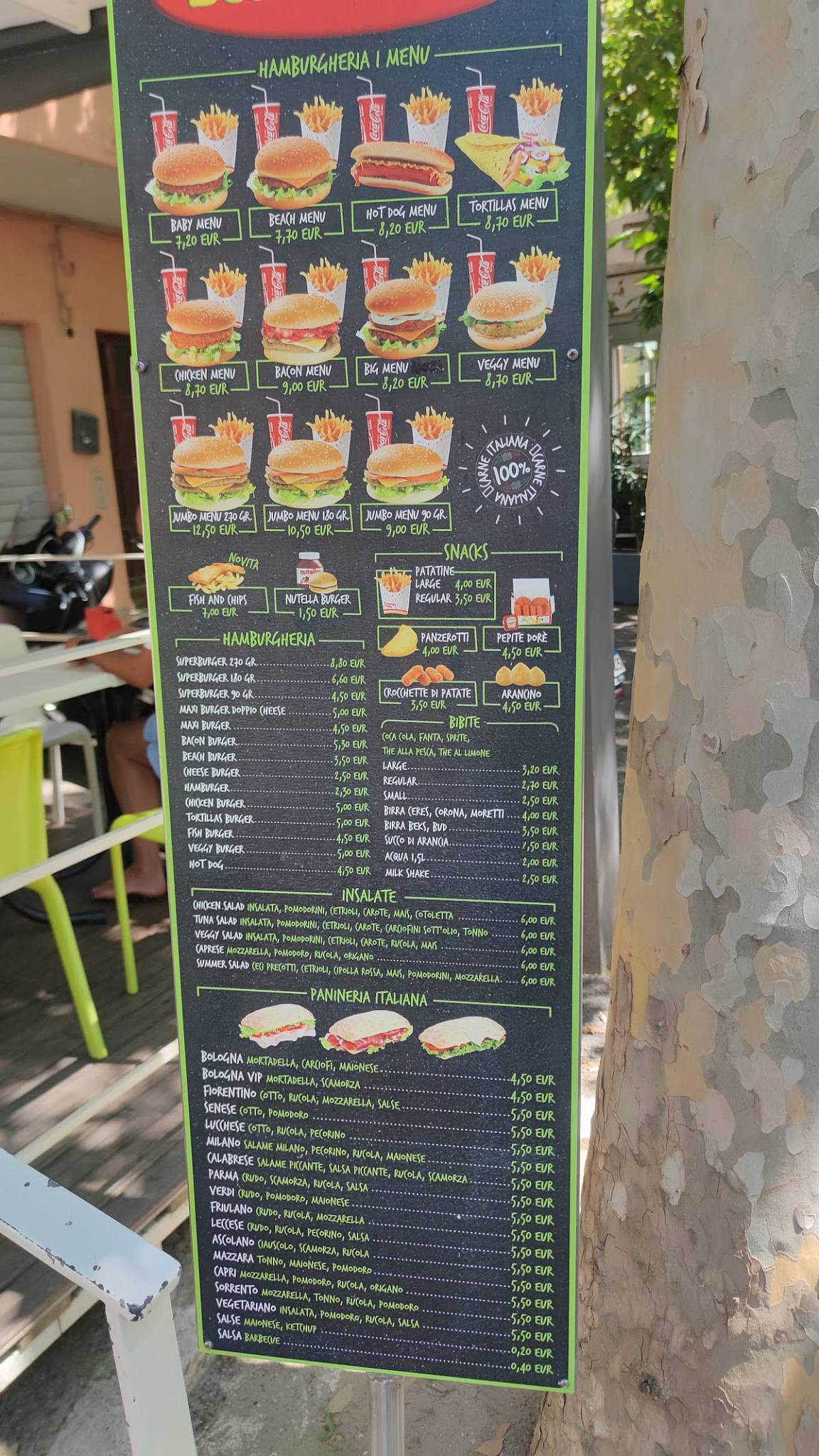 Menu di Beach Burger 