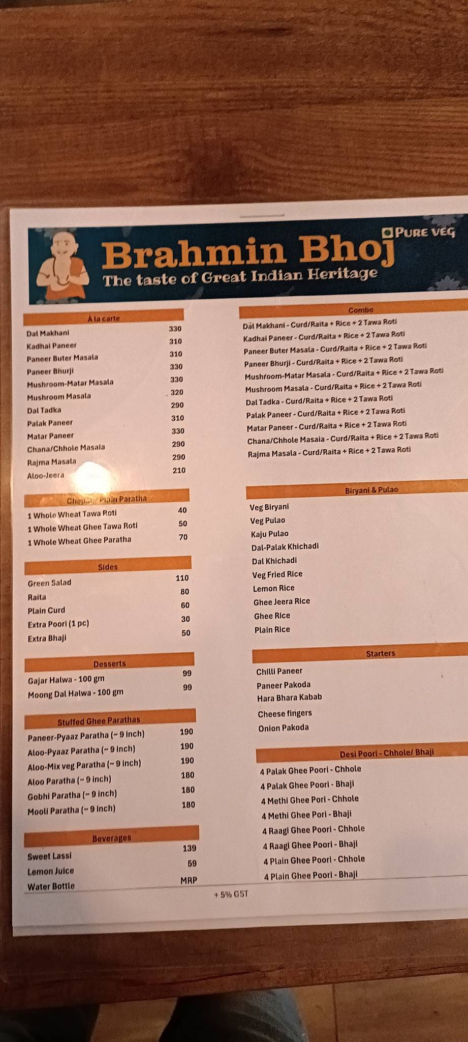 LITBOX menu