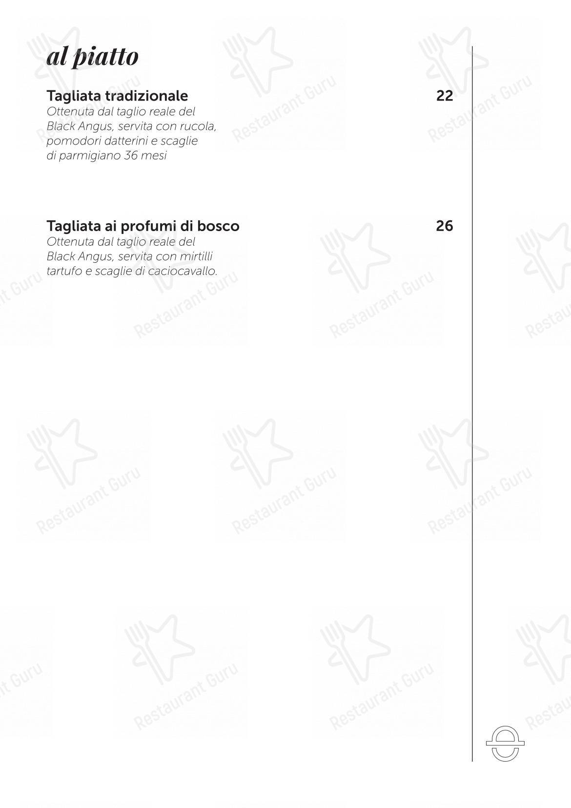 Menu bar per Bertie's Bistrot in Nola