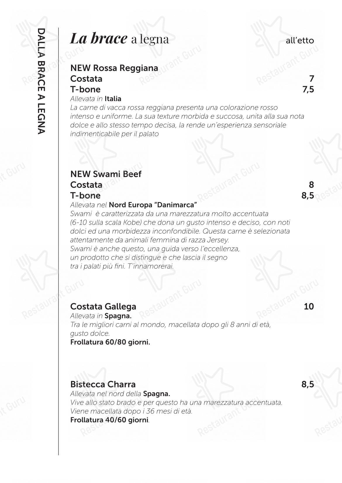 Menu bar per Bertie's Bistrot in Nola