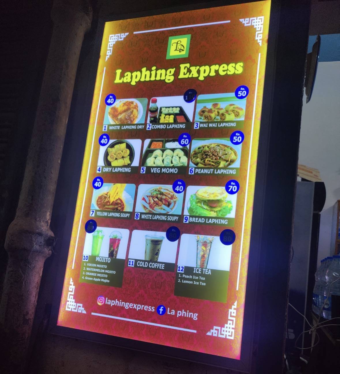Best Laphing menu