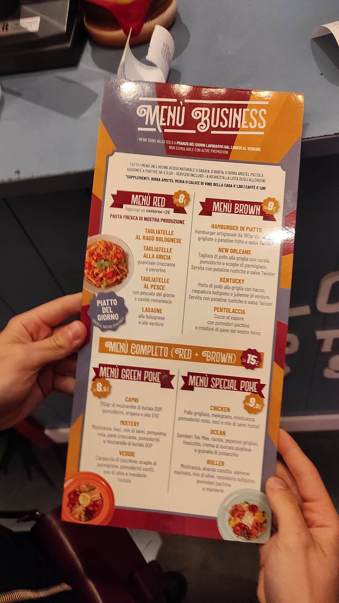 Menu di TWISTER Pizza & Restaurant 