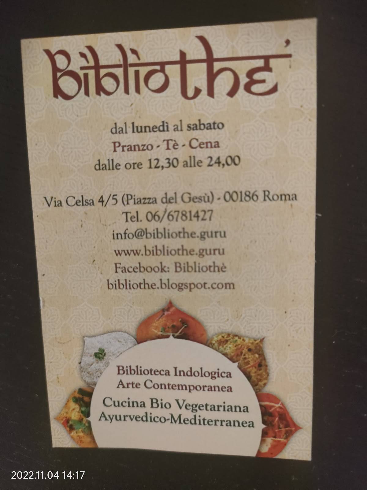 Menu di Bibliothè 