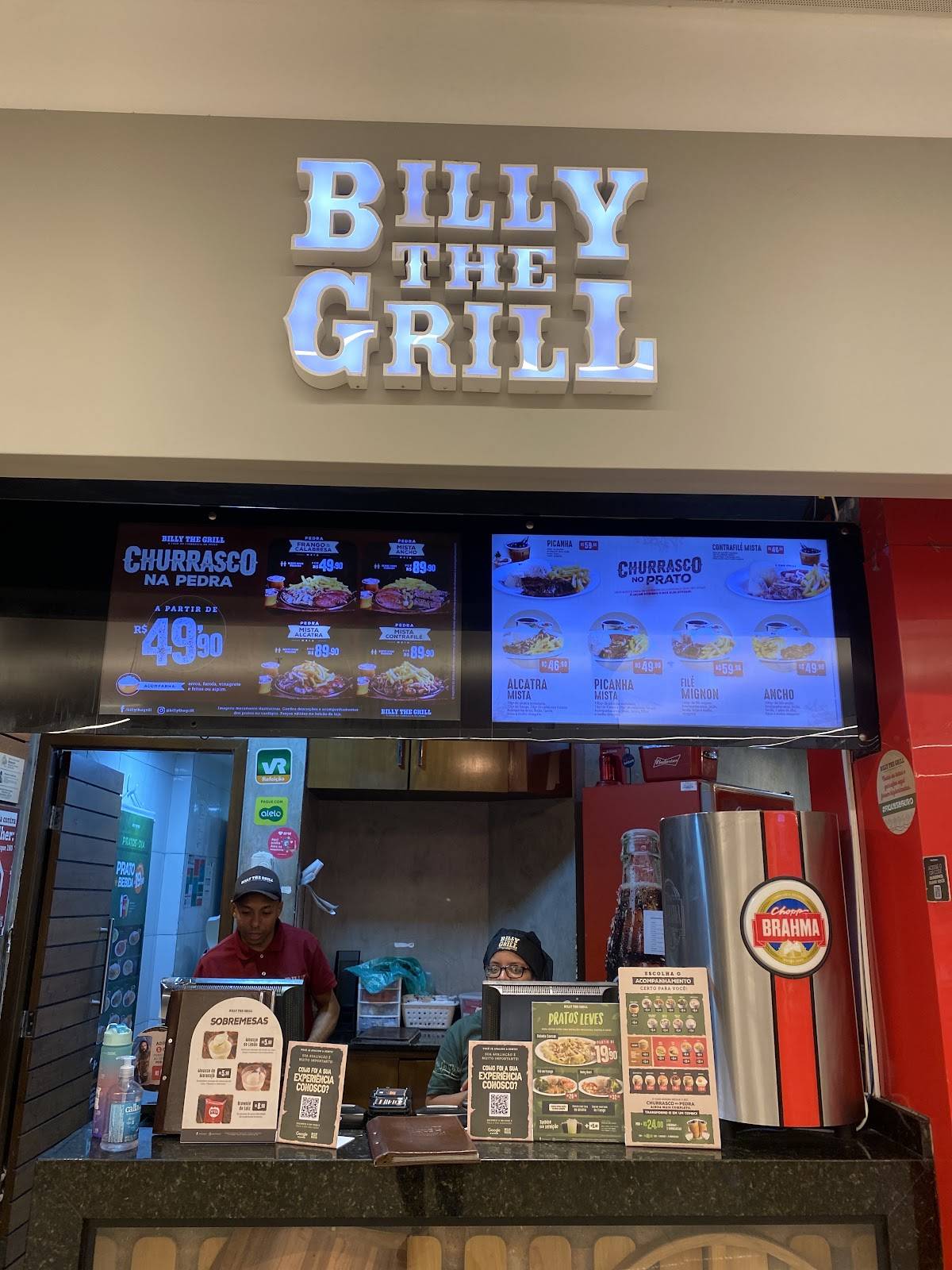 Billy The Grill cardápio
