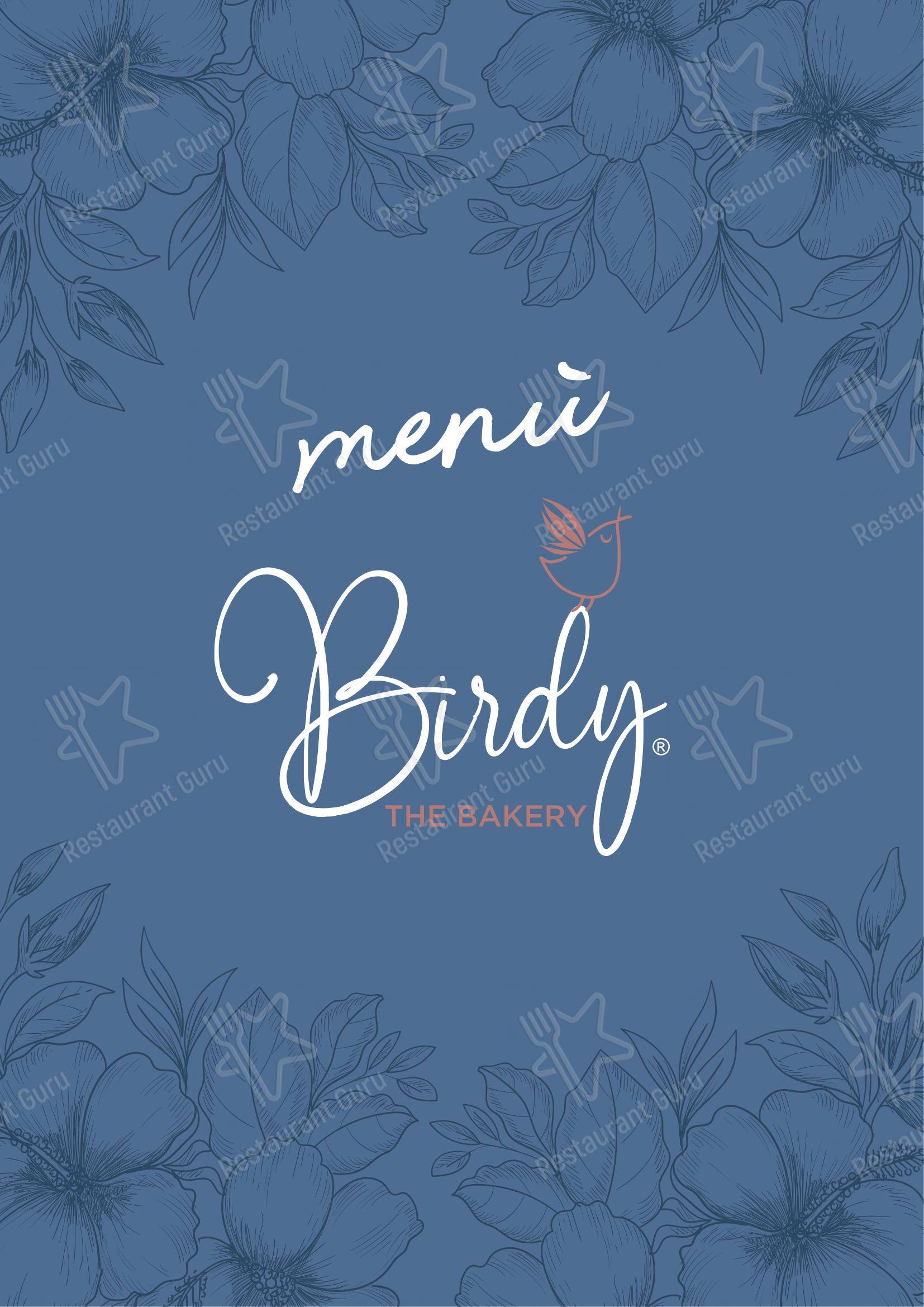 Menu per Birdy The Bakery - Portici in Portici