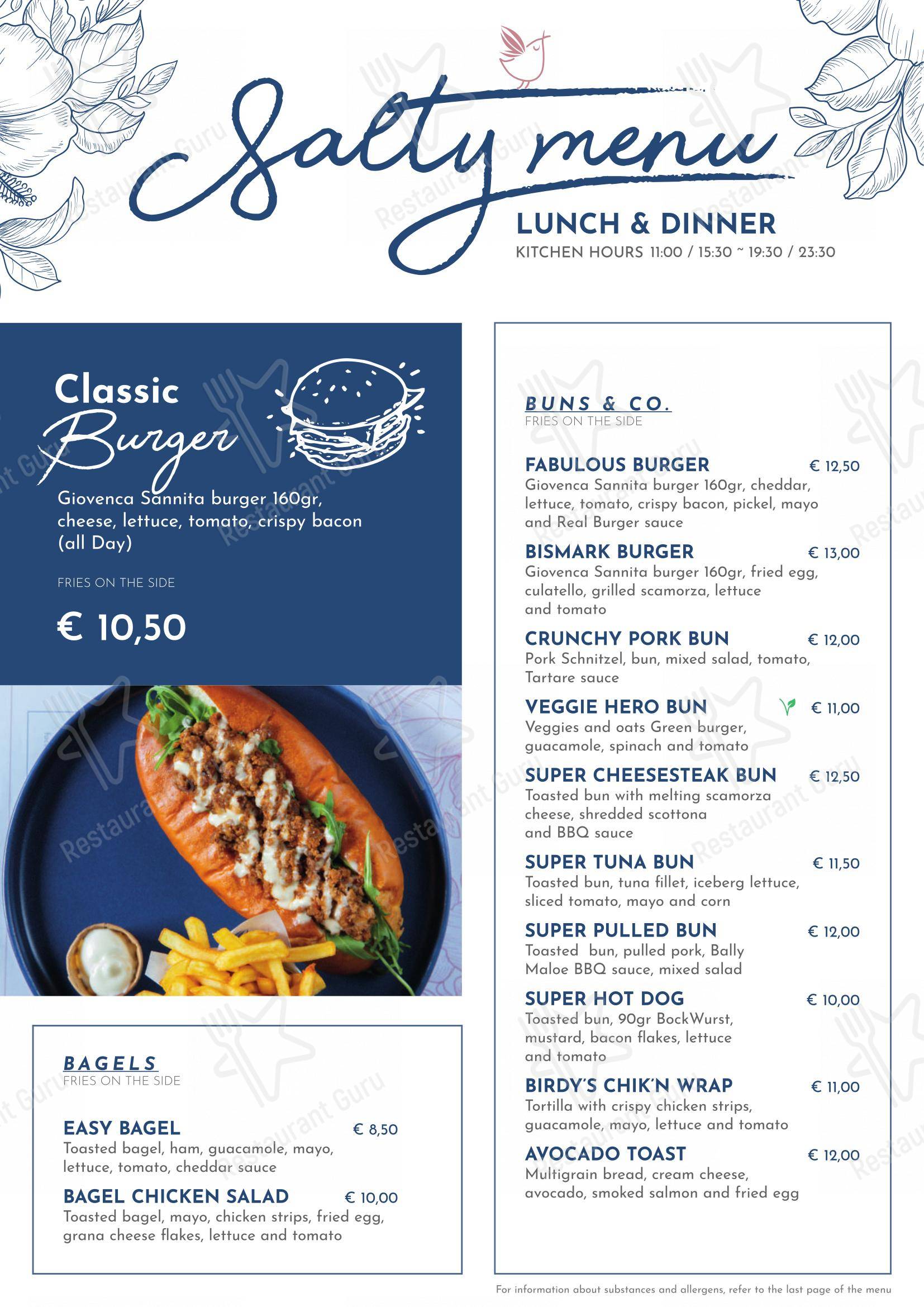 Birdy The Bakery - Portici in Portici - Menu bar