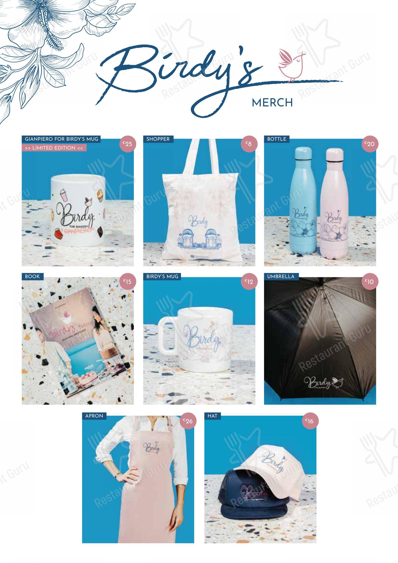 Menu di Birdy The Bakery - Portici - 菜单