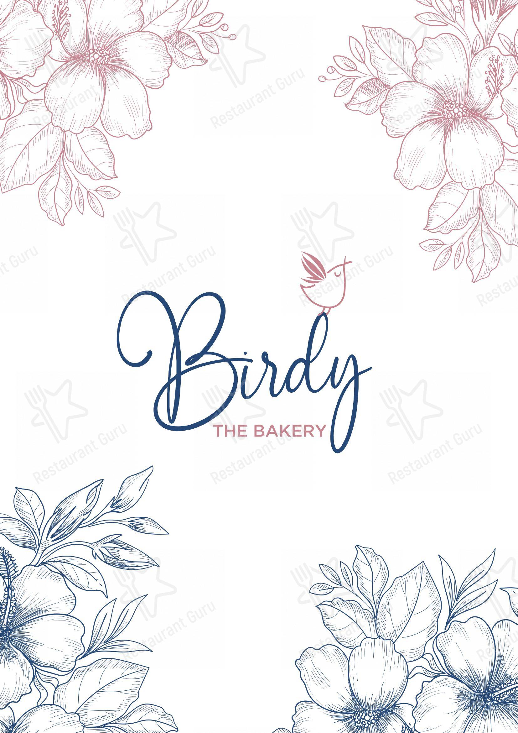 Menu bar per Birdy The Bakery - Portici pub & bar