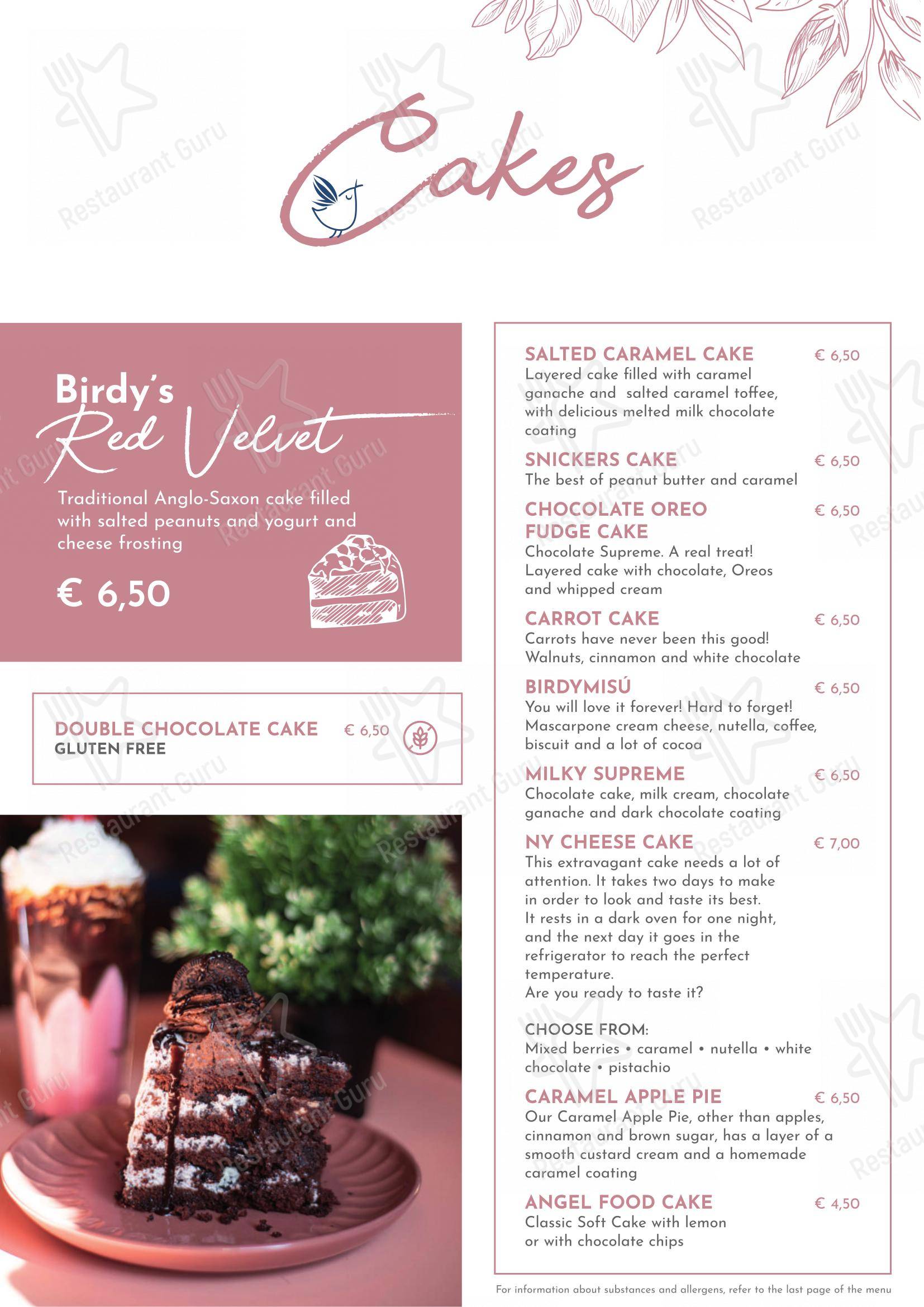 Birdy The Bakery - Portici in Portici - Menu bar