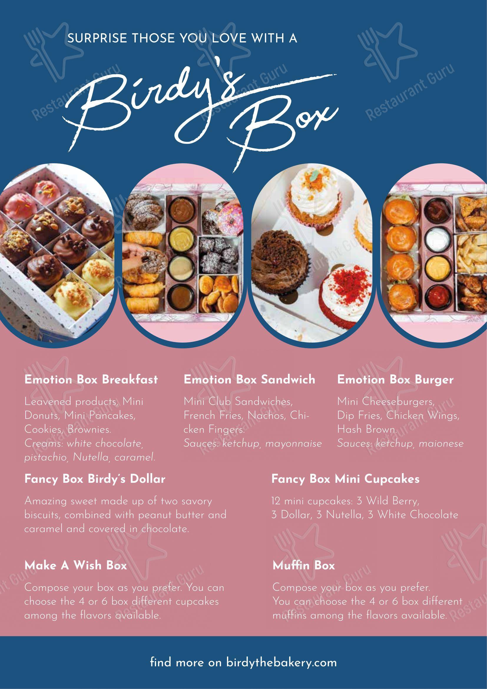 Menu di Birdy The Bakery - Portici - 菜单