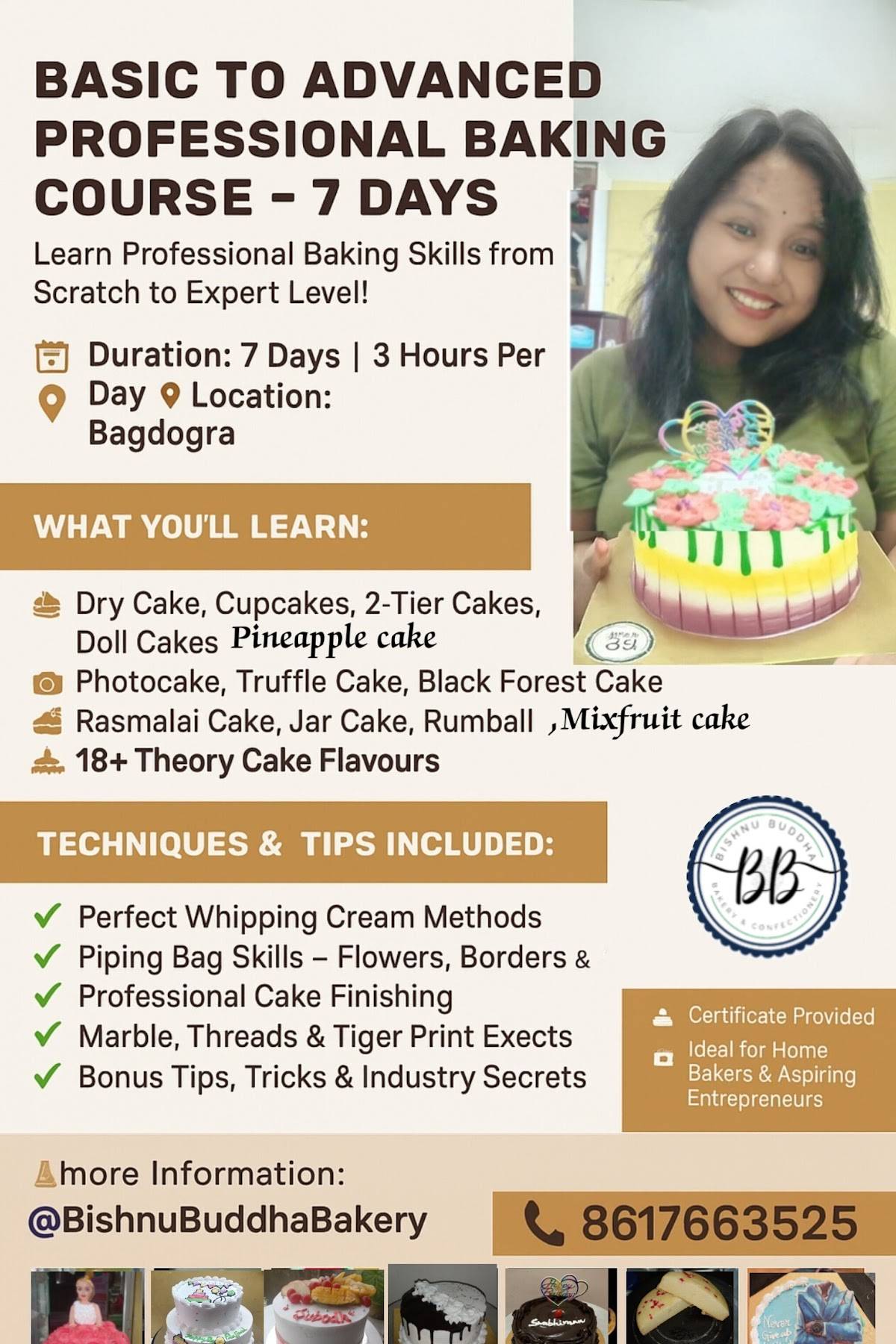 Bishnu Buddha Bakery & Confectionary menu