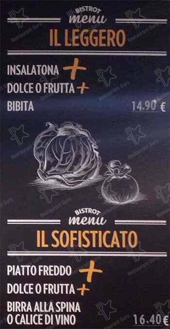 Menu di Bar Duomo 