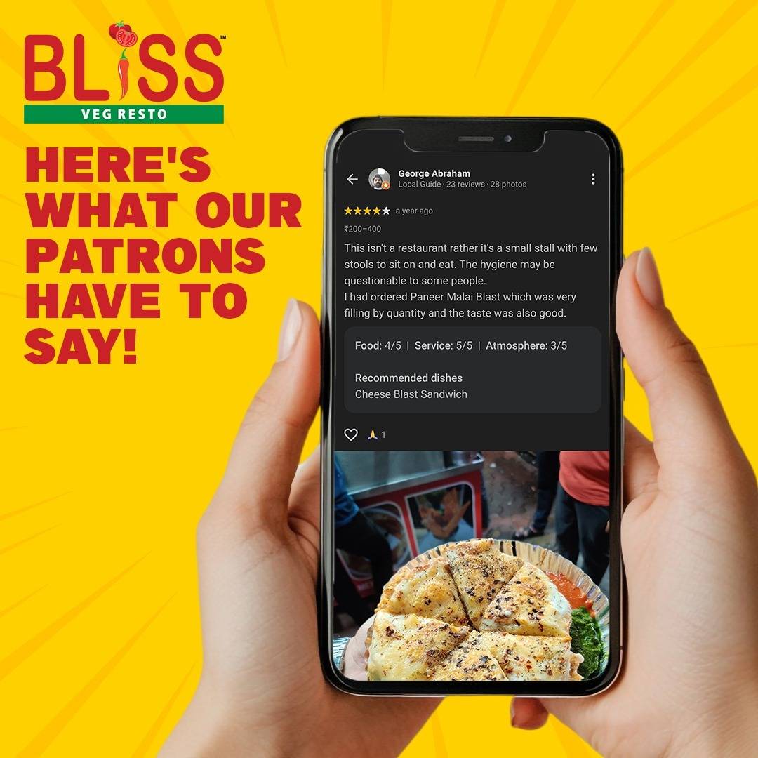 Bliss Veg Resto menu