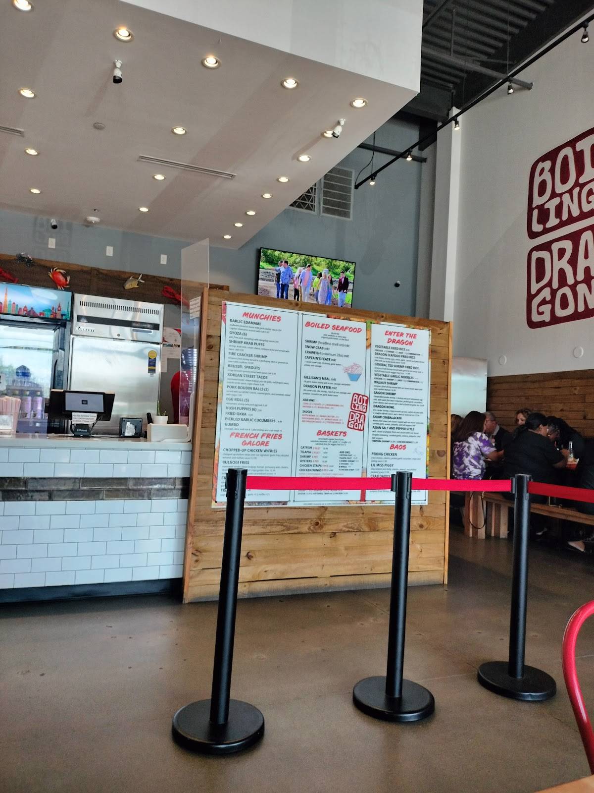 Menu at Boiling Dragon restaurant, Pearland