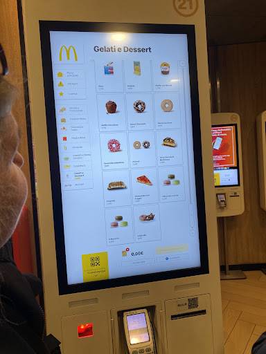Menu di McDonald's Bolzano Piazza Parrocchia 