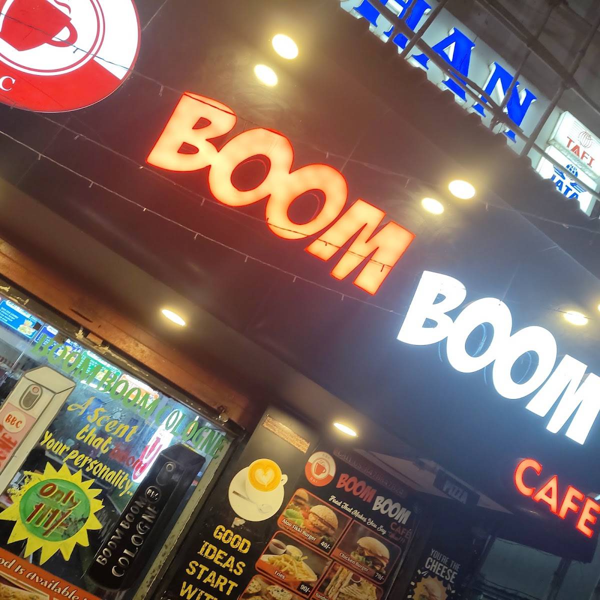 Boom Boom Cafe menu