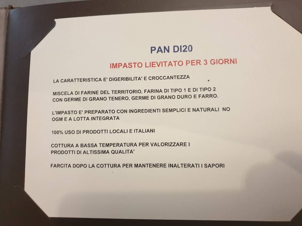 Menu di Borgo 20 Ristorante Gourmet nel Centro di Parma – Accanto al Duomo 