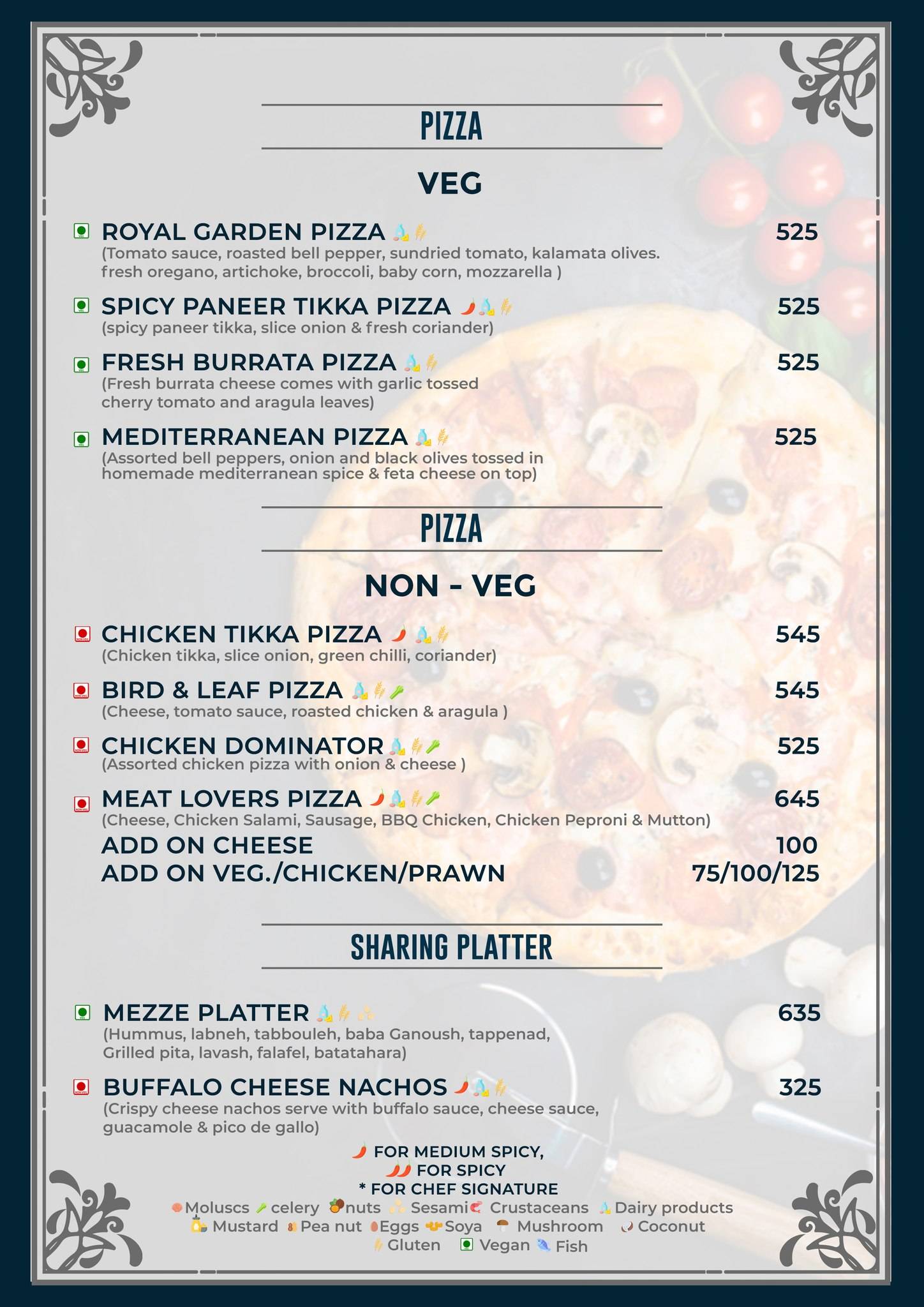 Botanik menu