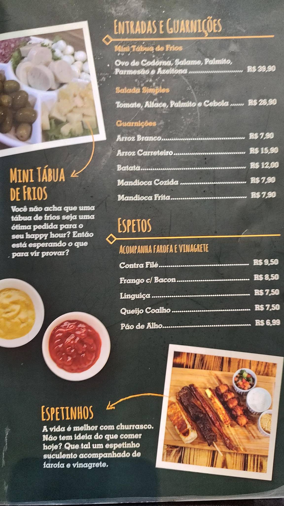Boteco Vila Madá cardápio