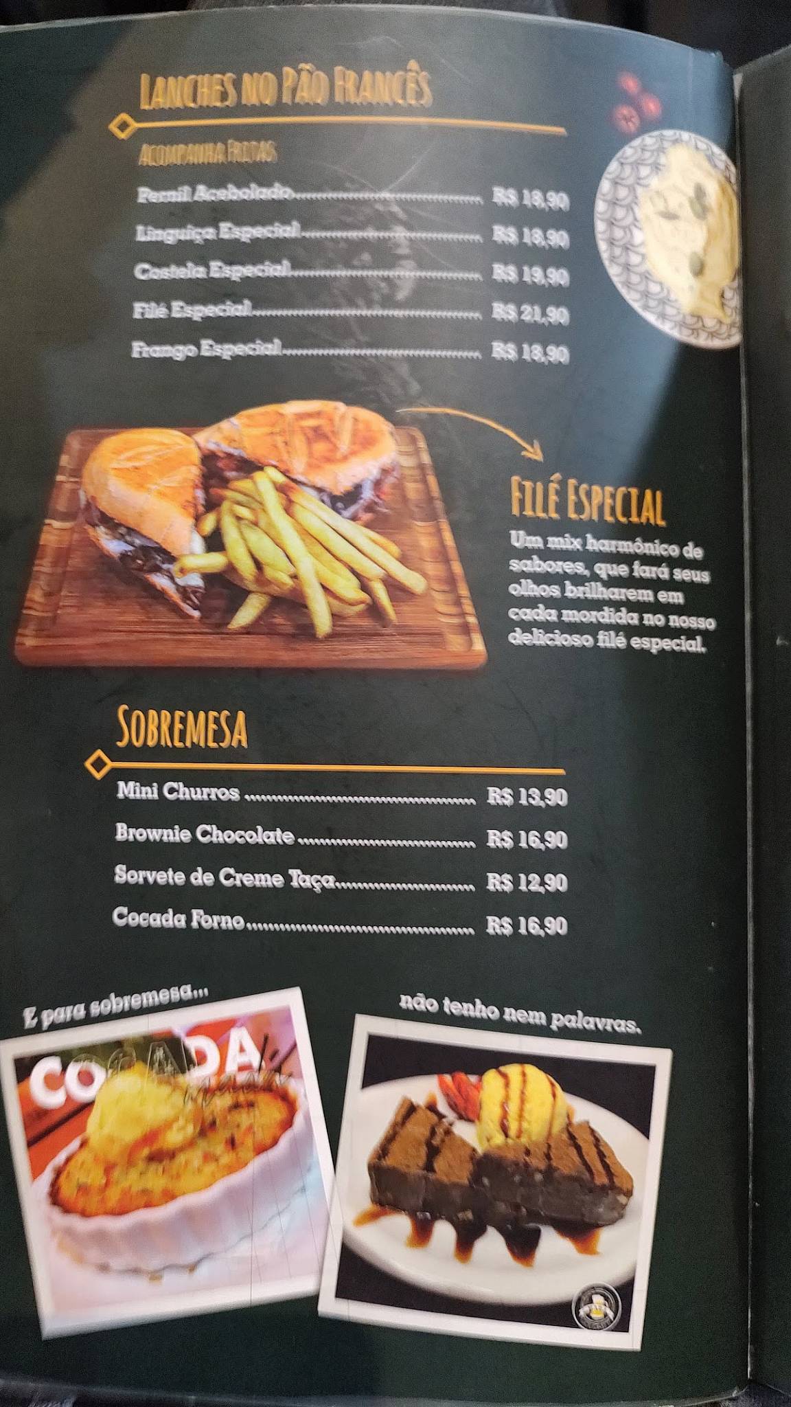 Boteco Vila Madá cardápio