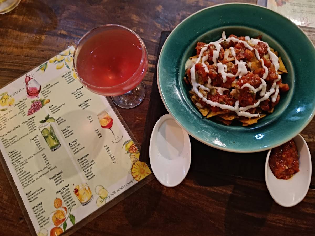 Branch kitchen and bar menu