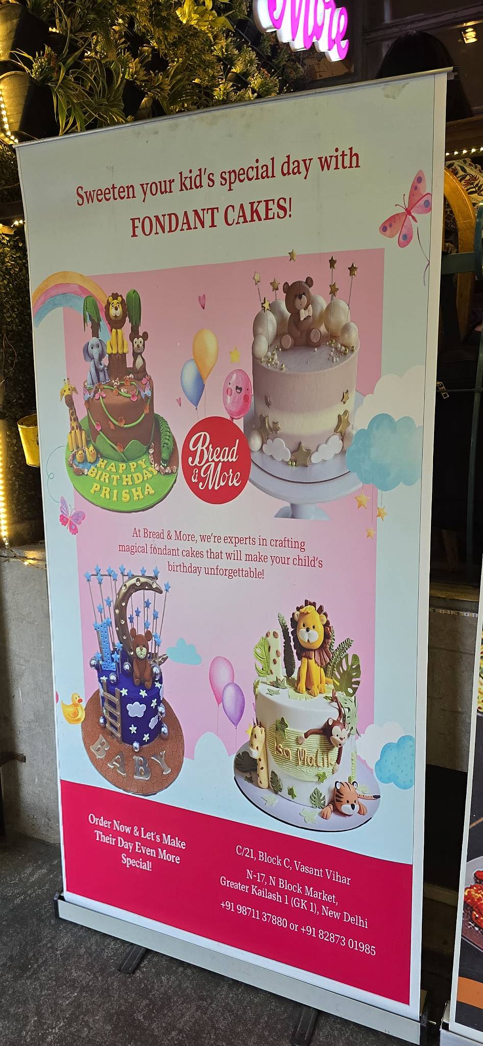 Bread and More Gk menu